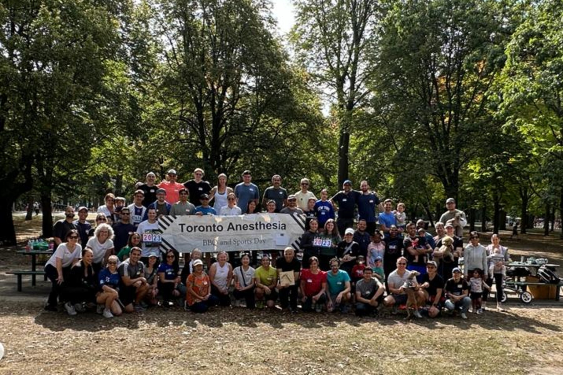 Attendees of the 2023 Toronto Anesthesia Sports Day