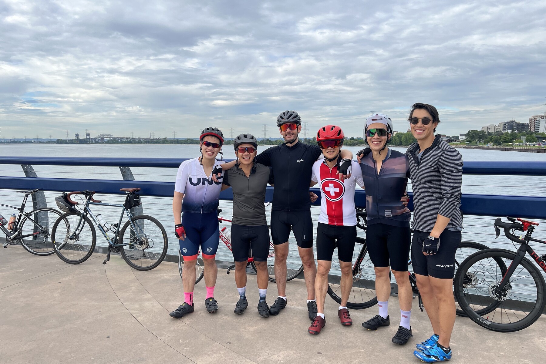 Members of the Toronto Anesthesia Cycling Club