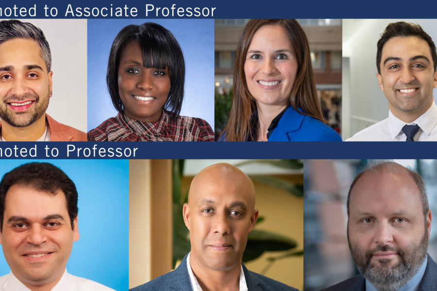 Drs. Fahad Alam, Ghislaine Douflé, Yasmine Hoydonckx, James Khan, Faraj Abdallah, Hance Clarke, and Jason Maynes
