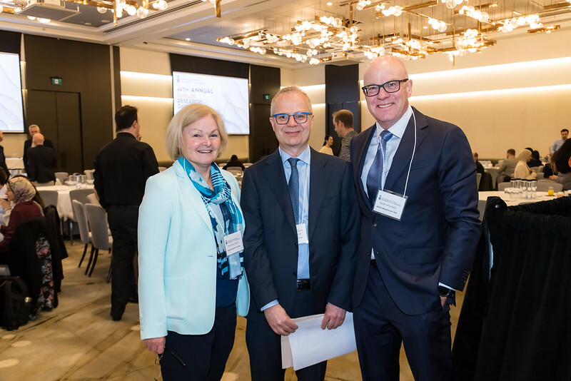 Drs. Orser, Teresi, and Mackey standing together for a photo.