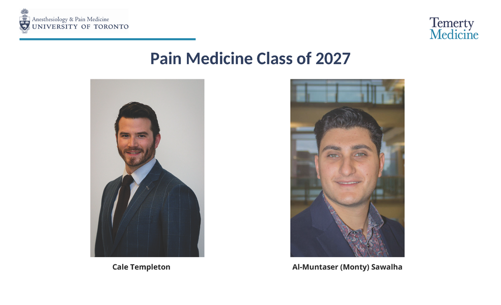 Pain Medicine Residents Class of 2027