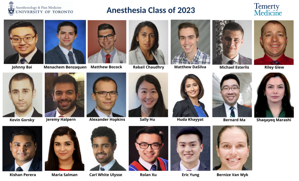 anesthesia class of 2023