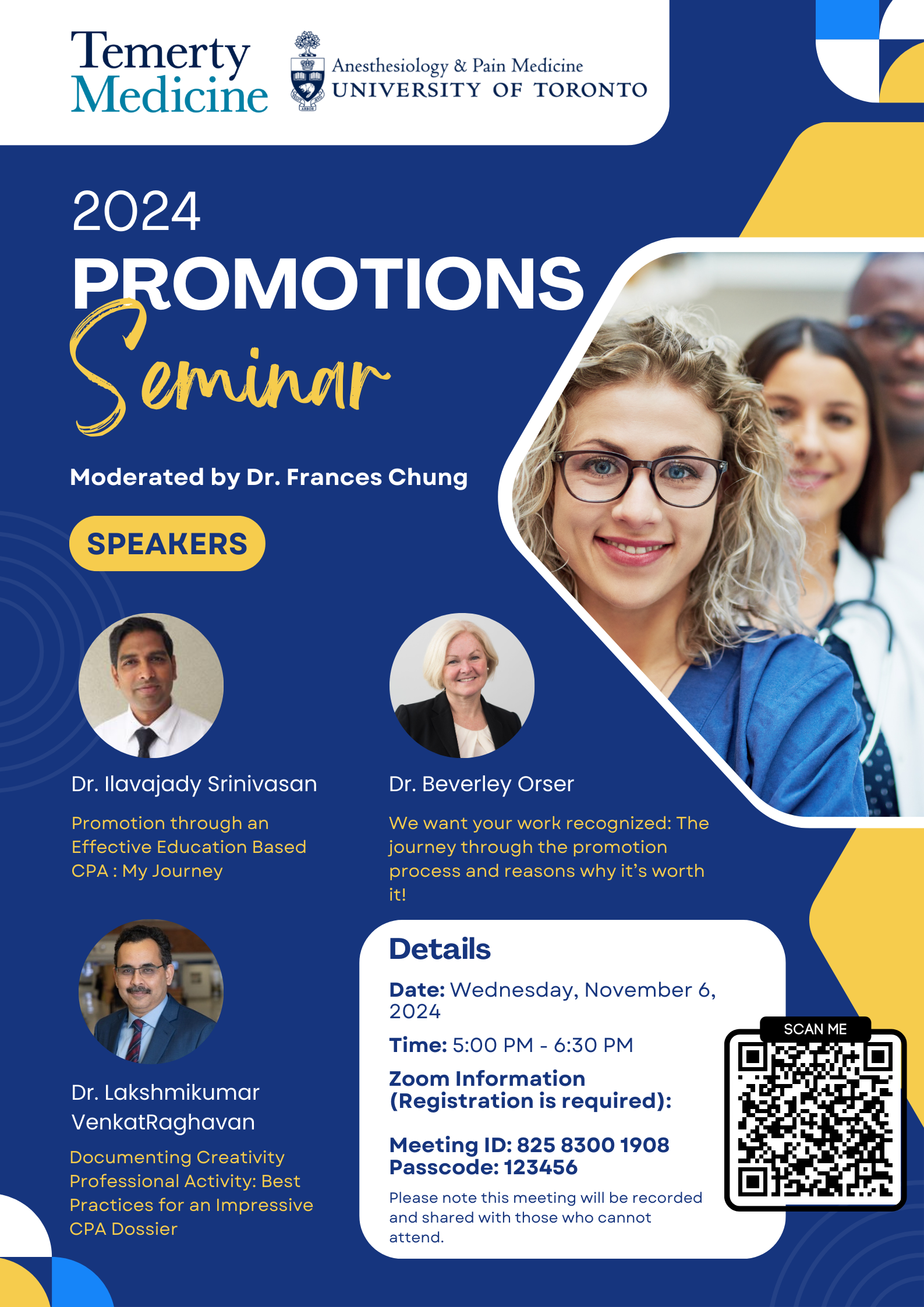 2024 Promotions Seminar. Details on page.