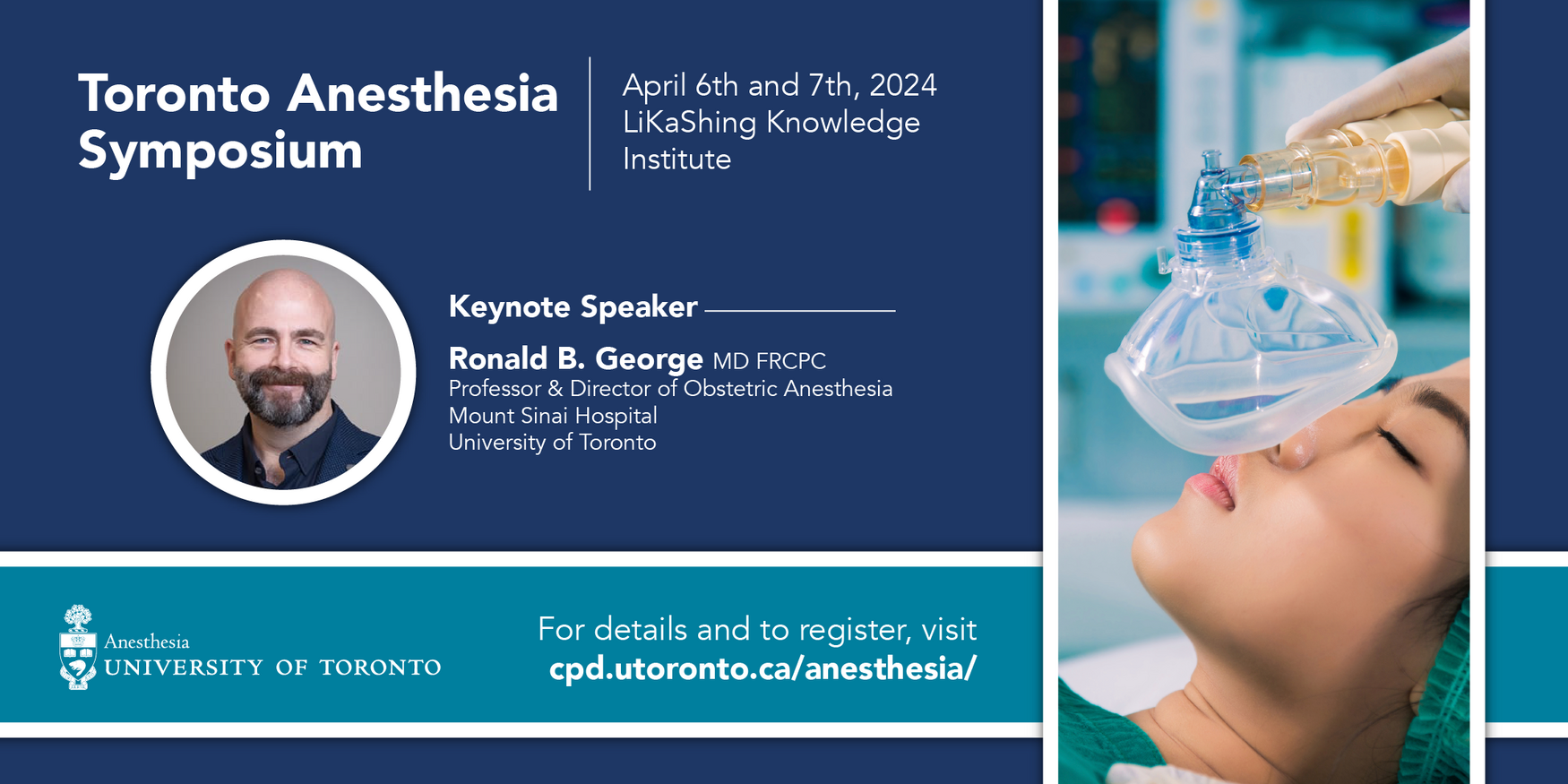 2024 Toronto Anesthesia Symposium Department of Anesthesiology and